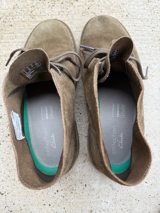Clarks Bushacre 3 Suede Chukka Desert Boots Extreme Comfort Men Size 8 Sand main image 4